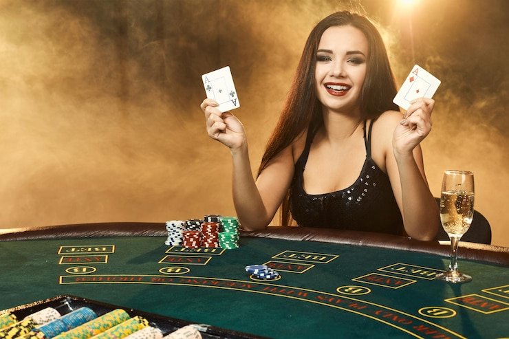 Panel taruhan permainan meja betcash303 menampilkan baccarat dengan opsi taruhan pemain bankir dan seri